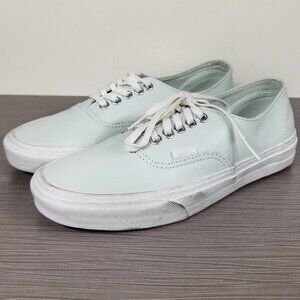 Vans Off The Wall Sneaker, Sprout Green Leather, Womens Size 8, Mens 6.5